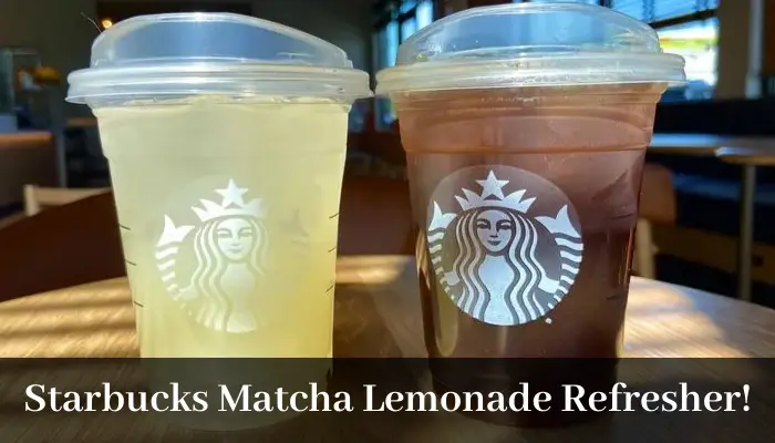 Starbucks Matcha Lemonade refresher